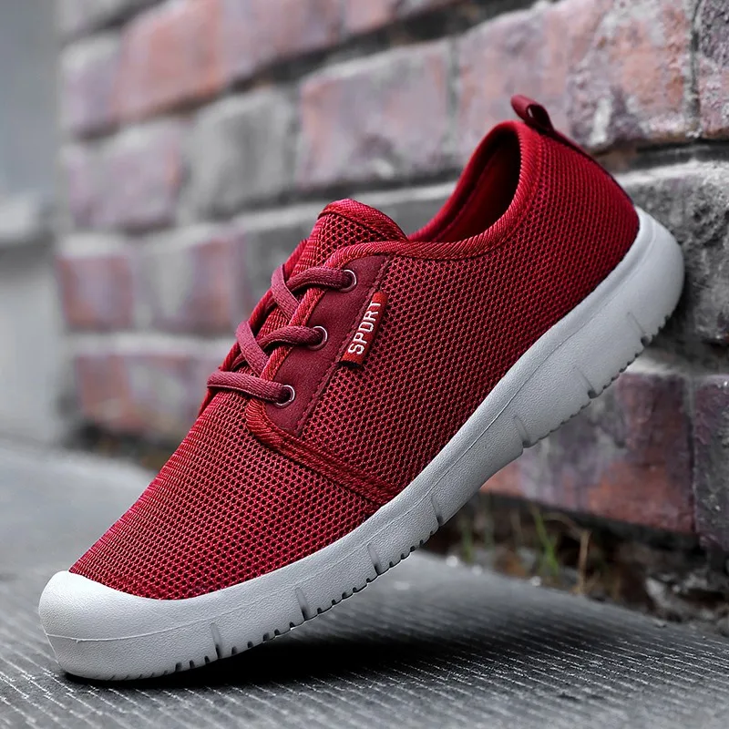 

2021 Women Casual Shoes Fashion Breathable Walking Mesh Flat Shoes Woman