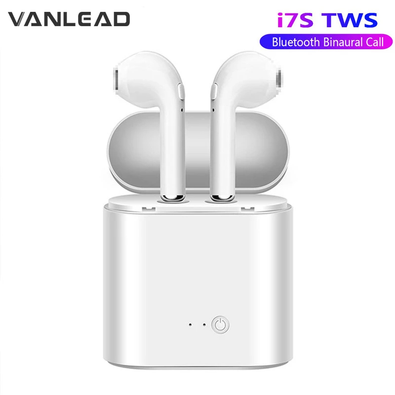 I7s TWS Bluetooth наушники стерео вкладыши беспроводные Bluetooth наушники спортивные свободные наушники-вкладыши с коробкой для телефона xiaomi