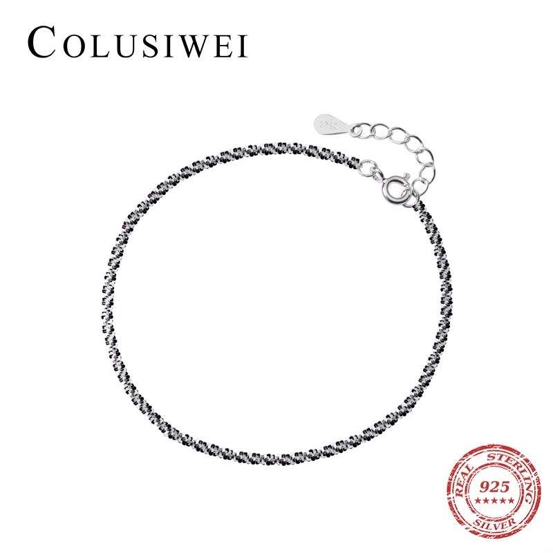 Colusiwei Новое поступление Аутентичные стерлингового серебра 925 Ослепительная