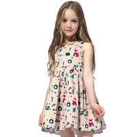 summer dress kids clothes dress girl children dresses girl clothing dresses for kid girl 6 to 7 printed cotton princess dress