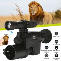 infrared night vison monocular with 1 3 tft display hd photo video digital scope with flashlight laser for hunting surveillance