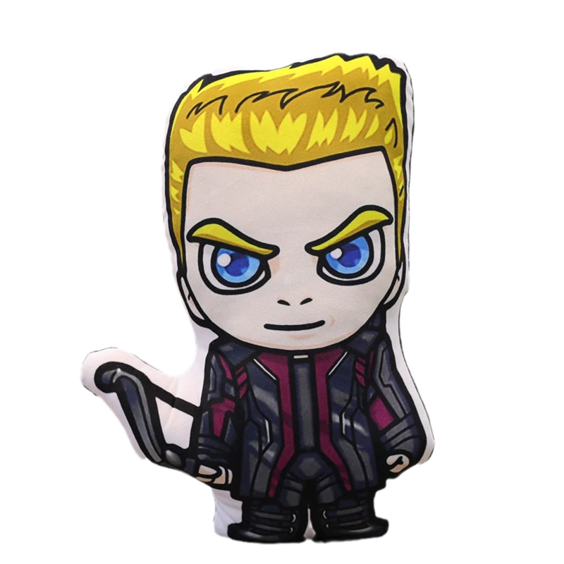 Подушка с героями фильма мстители плюши Человек паук Локи Железный человек