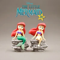 disney mermaid princess cartoon 7 5cm action figure anime collection figurine doll toy model for children gifts