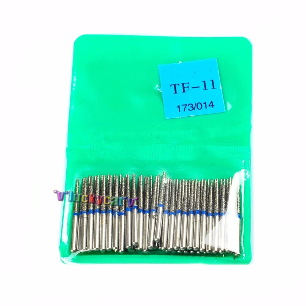 100pcs FG 1.6 New Dental Diamond Burs Set Millers Tooth Drill Jewelers TF-11 | Красота и здоровье