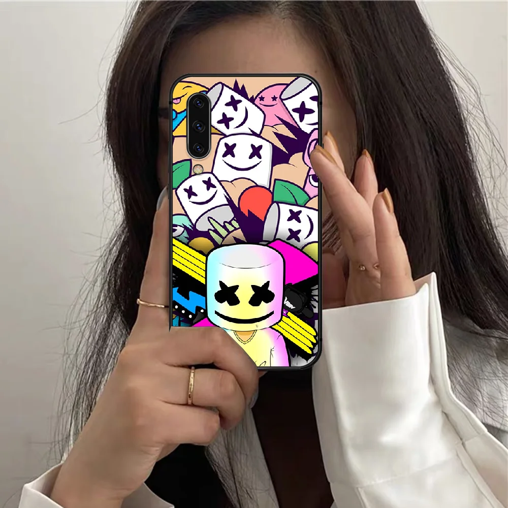 

DJ Marshmello Phone Case For Samsung Galaxy A 72 52 71 70 51 41 40 31 30 21 20 10 S J 5 6 7 2017 2018 black Funda Trend Coque