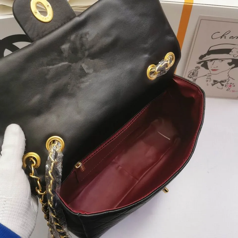 

2021 Luxury Brand Caviar Bag Classic Cross body Handbags Women Top Quality Real Cow Leather Designer Brand Bags Small Chains Bag