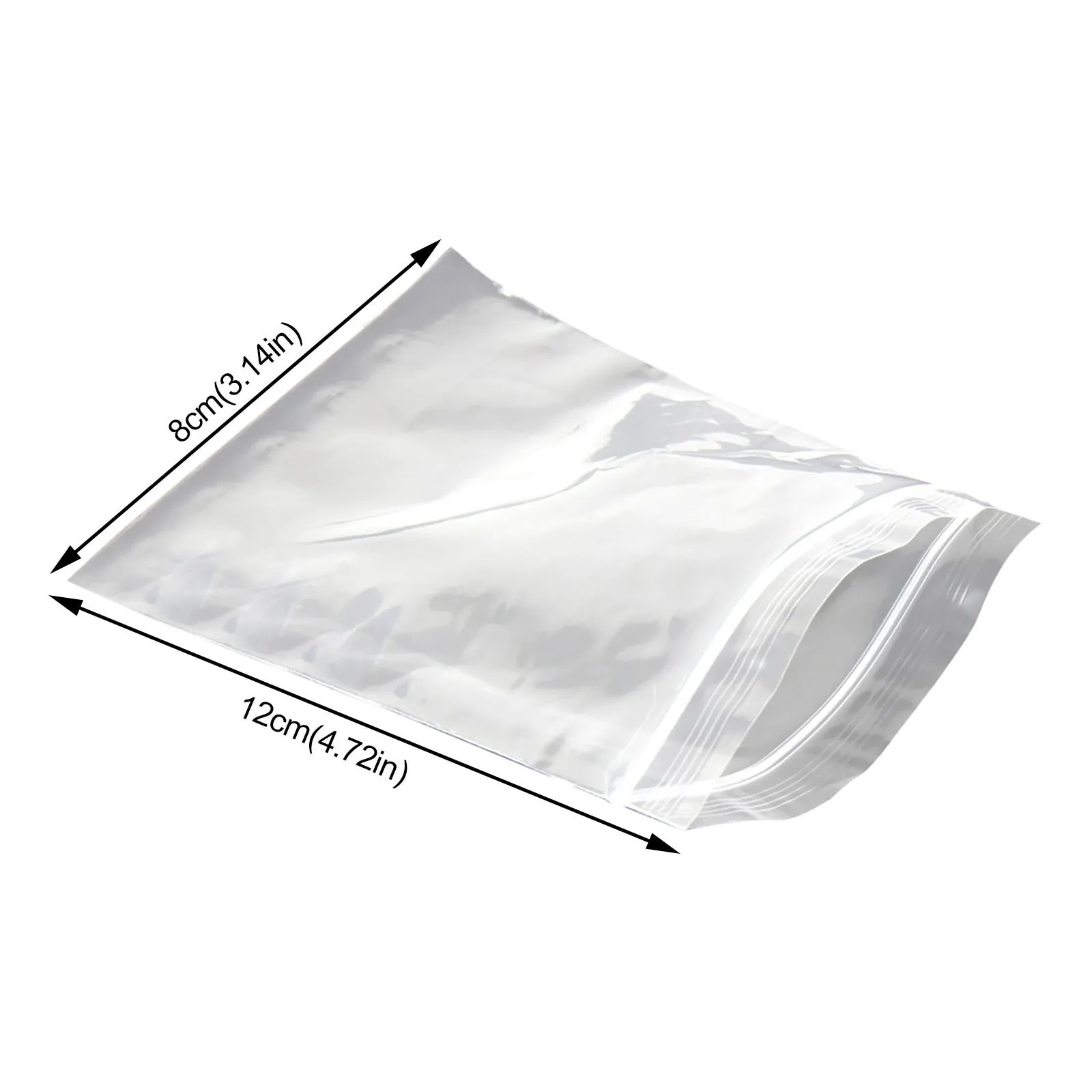 

Plastic Bags Transparent Pvc Bags Lot Of 100 Zip Plastic Bags Airtight Bag Fresh-keeping Bag Kitchen Biscuit Storage Bag #695