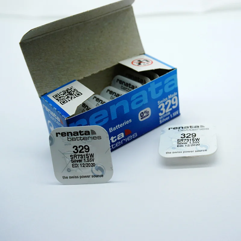2 шт./лот новинка Renata долговечные 329SR731SW SR62 D329V731 часы кнопка батареи монета Swiss