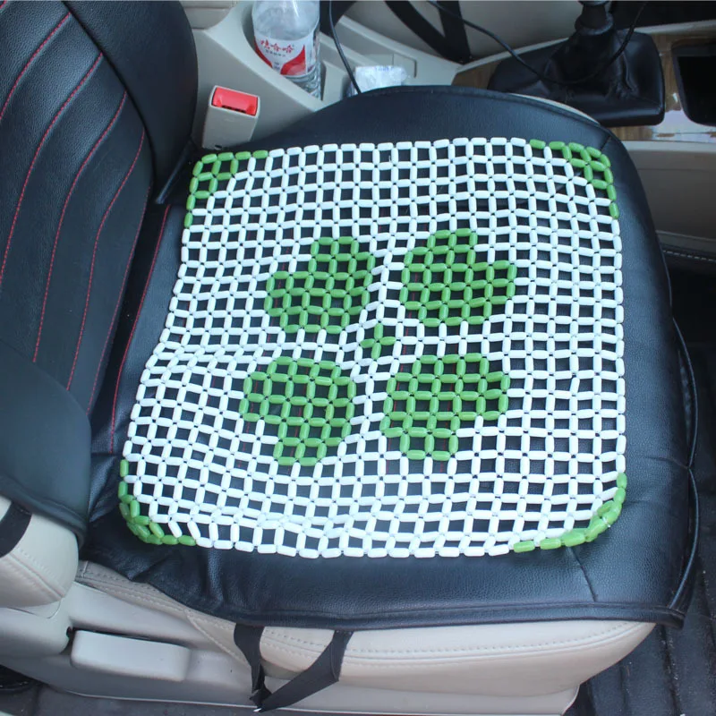 Автомобильные летние прозрачные стеклянные бусины ледяные подушка крутая