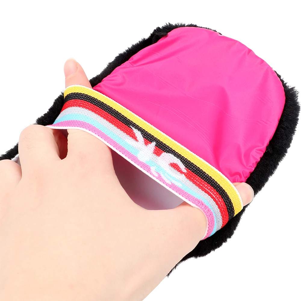 Протрите обувь сумки очиститель обуви перчатки Mitt замша уход за обувью щетка