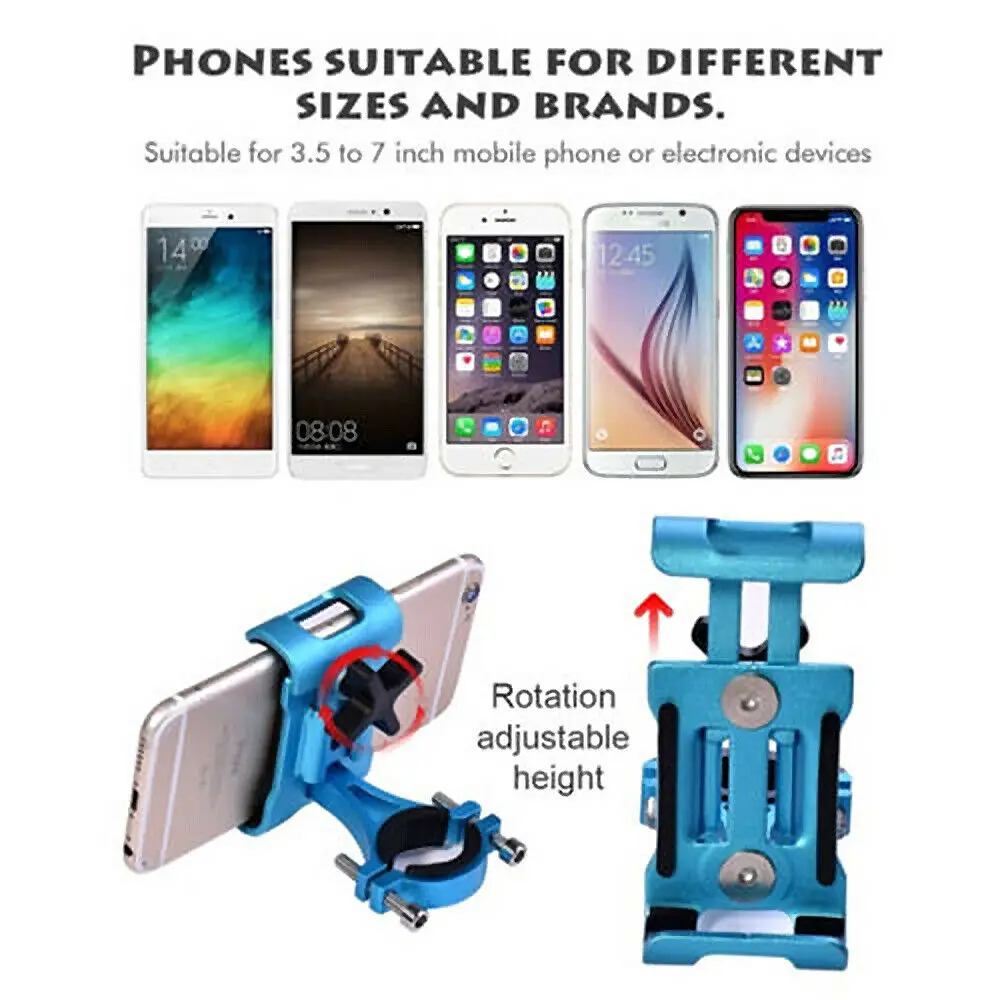 Держатель для телефона на велосипед из алюминиевого сплава 3 5 6 &quot GPS|Подставки и