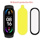 2-5 шт. 3d изогнутое Защитное стекло для Xiaomi Mi Band 6 Защитная пленка для экрана на Xiaomi Miband 6 Аксессуары для смарт-браслета