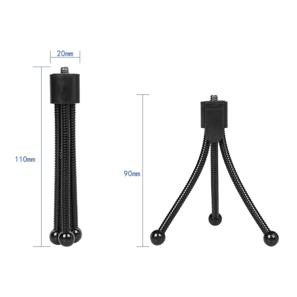 Настольный кронштейн для веб камеры металлический мини штатив с 1/4 дюймовым