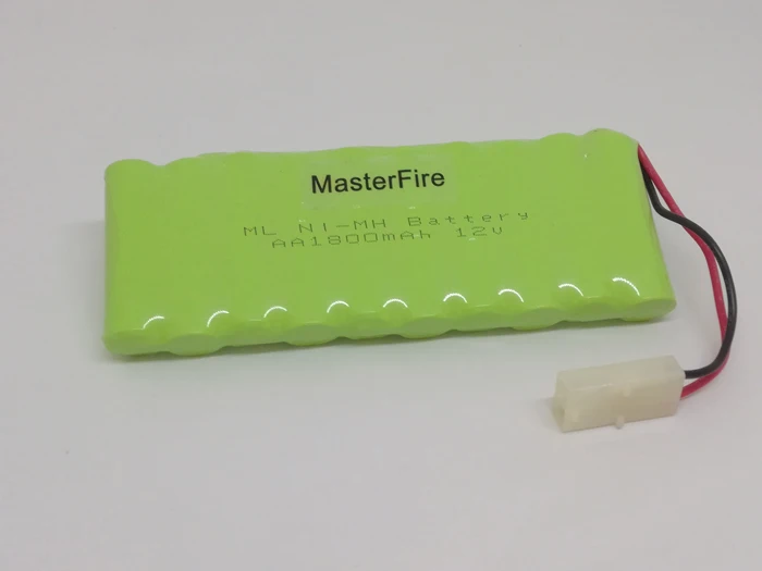 Аккумуляторная батарея MasterFire 12 В 1800 мАч 10x AA Ni MH RC для вертолета робота автомобиля