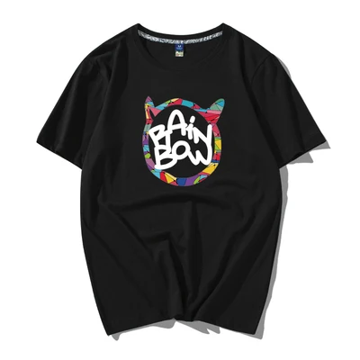 

hanMen's simple solid color printing short-sleeved plus fat to increase loose cotton t-shirt half-sleeved bottoming shirt summer