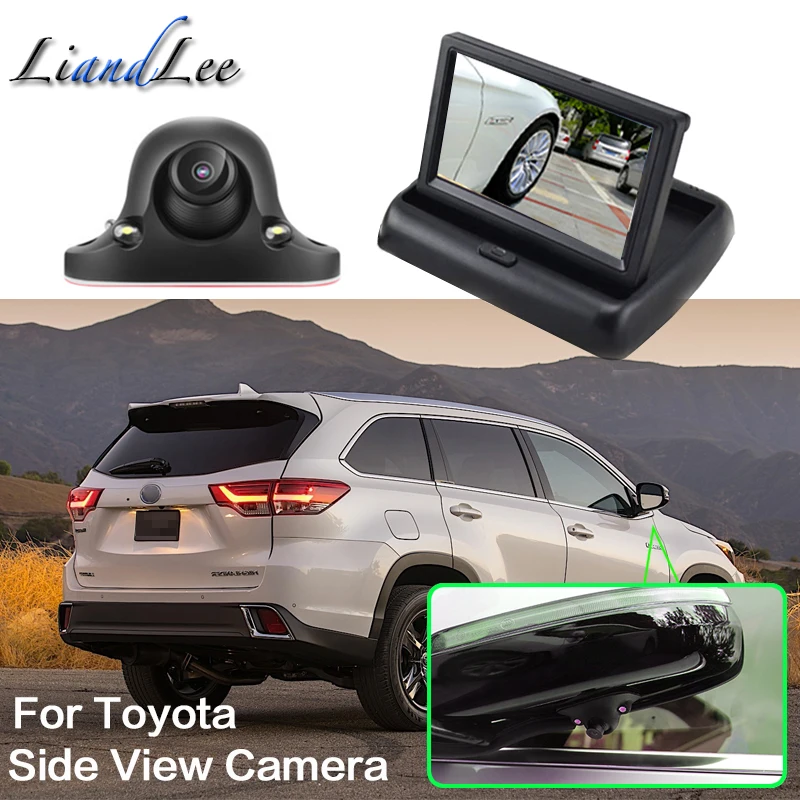 

For Toyota Highlander Parking Optima assist Camera Image Car Night Vision HD Front Side Rear View CAM Right Blind Spot Camera