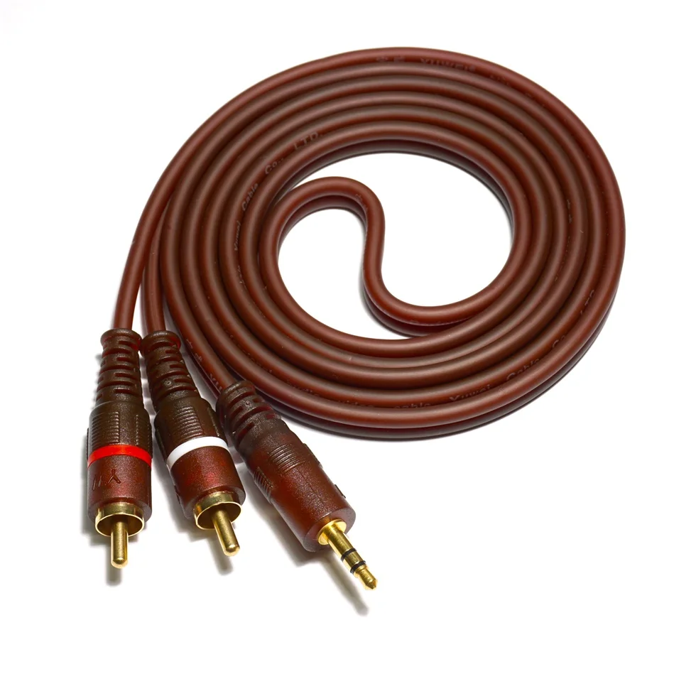 Cable RCA de 3,5mm a 2 RCA, Cable auxiliar de 1/8 