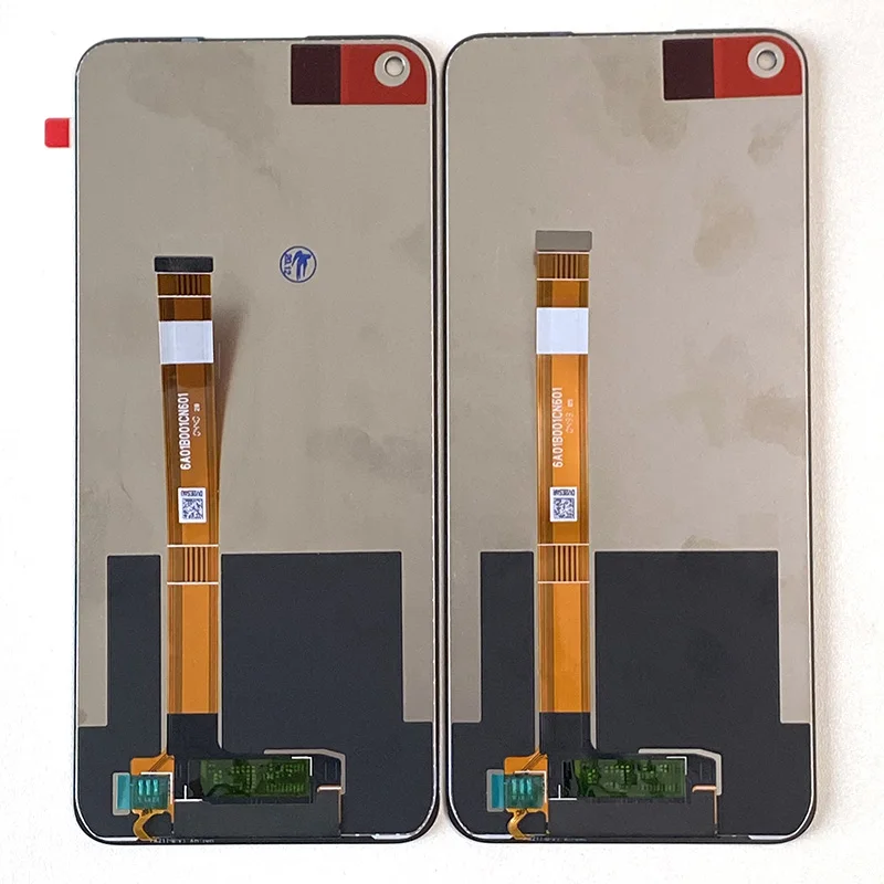 6 5 original msen for oppo realme 6s lcd display screen frametouch panel digitizer for oppo realme q2 rmx2117 display frame free global shipping