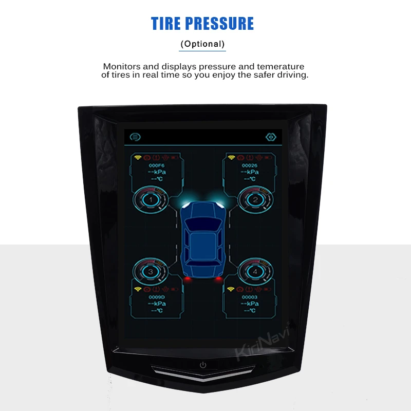 Автомобильный Dvd-плеер KiriNavi Telsa Style вертикальный экран 10 4 дюйма 1 Din Android 9 0 для Cadillac