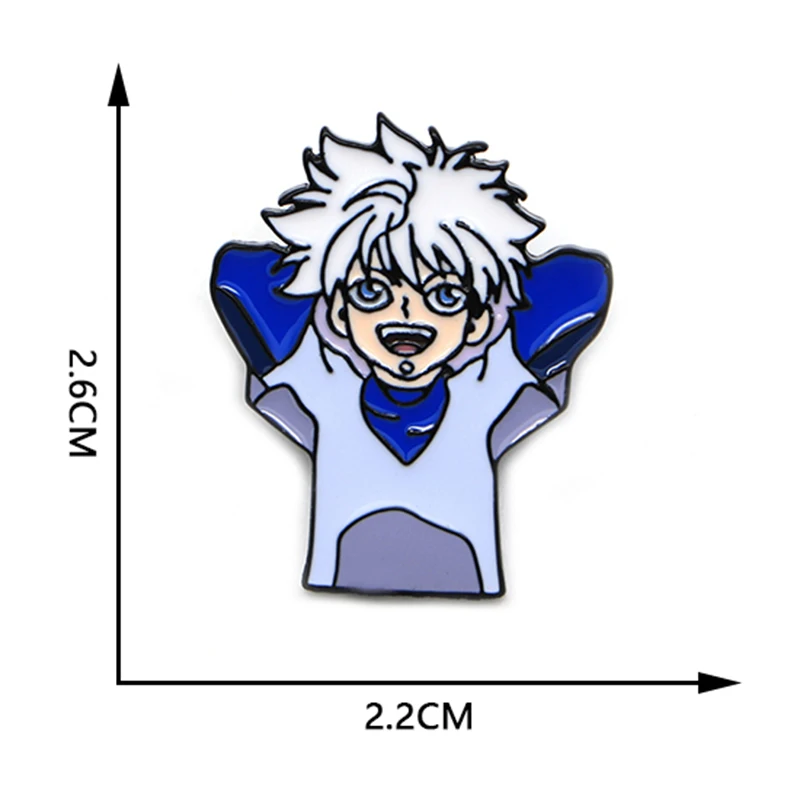 Значок для рюкзака Hunter HXH эмалированные булавки Killua Zoldyck мультяшное аниме булавка