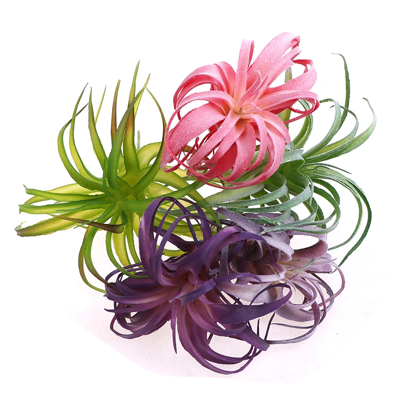 

Artificial Flowers Pineapple Succulent Air Grass Plants Fake Plastic Flowers Home Green Wall Decoration