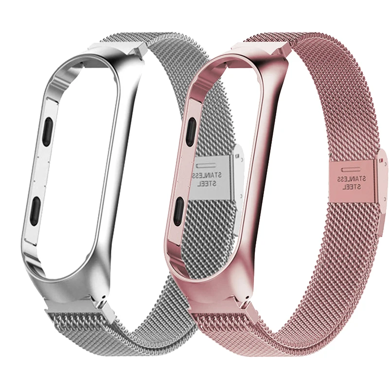 

Браслет для часов Xiaomi mi band 4 mi band 3, ремешок из нержавеющей стали для Mi Band 5 6, ремешок для часов Xiaomi Watch 6 5