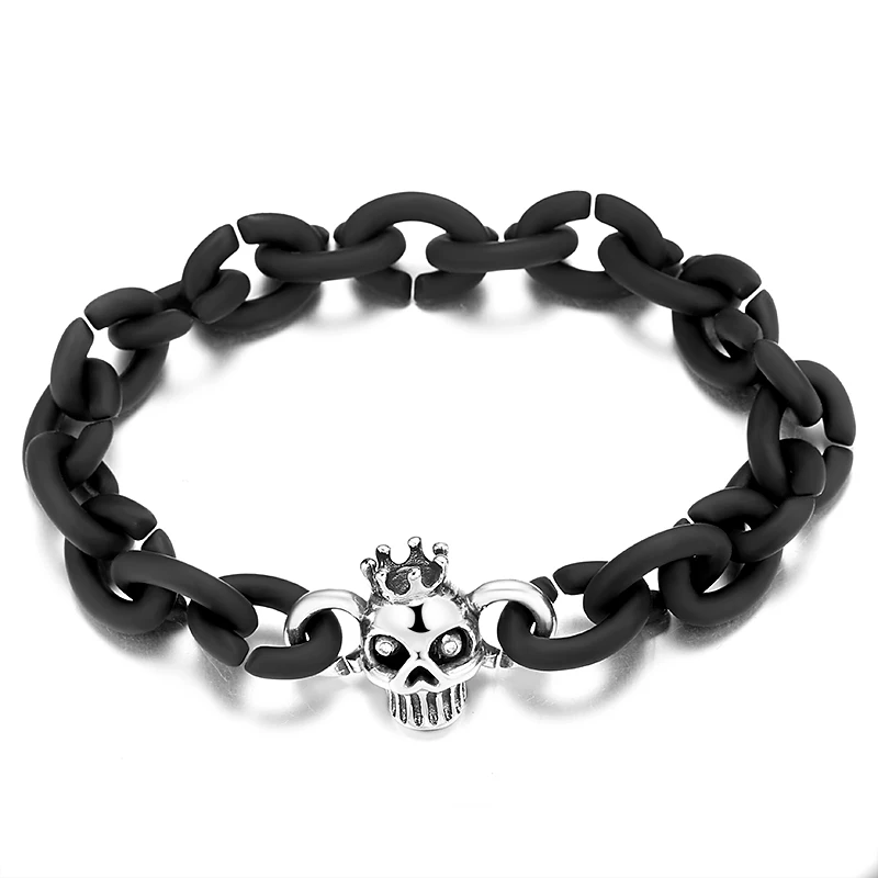 Высококачественные бусины из твердой резины X браслеты для женщин ювелирные