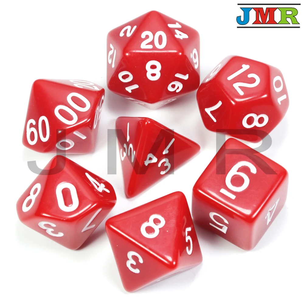 Высокое качество Черный с желтыми чернилами цвет 7 шт./лот непрозрачные кости