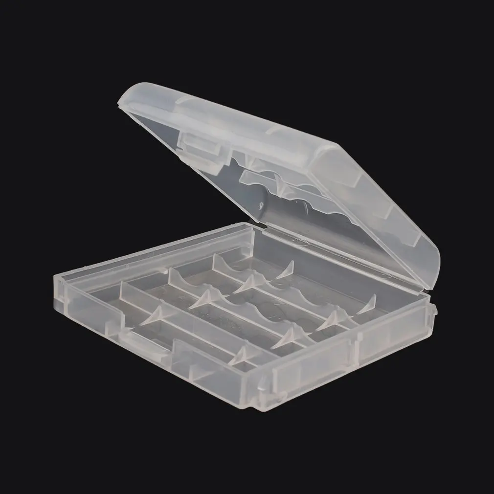 

Portable Plastic Storage Box Case Holder For 4 x 18650 Battery Case Holder Safe Dry Practical Durable Box for 18650 Battery