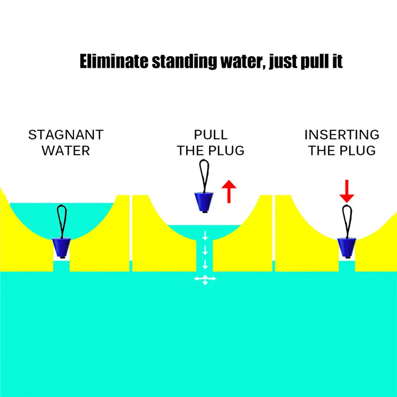 4 цвета Каяка каноэ лодка резиновые пробки шпигата Dinghy отверстия для слива стопор