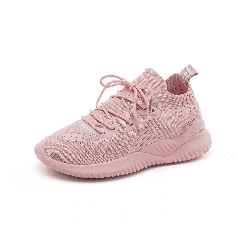 

New Sneakers Shoes Women 2021 Breathable Flying Woven Stretch Socks Shoes Korean Casual Mesh Sports White Shoes Women's Shoes