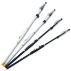 Телескопическое рыболовное спиннинговое удилище 2,73,64,55,46,3 м, рыболовное снаряжение из твердого углеродного волокна, ручное удилище, рыболовная снасть, черноебелое удилище