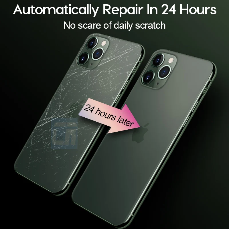 Ультратонкая матовая задняя мягкая Гидрогелевая пленка HD для iPhone 11 Pro XS Max