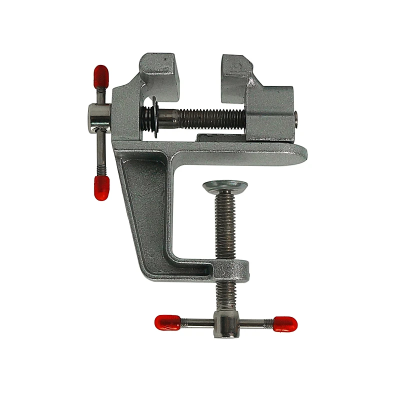 

Hobby Clamp Aluminum Miniature Small Jewelers On Table Bench Vise Mini Tool Vice