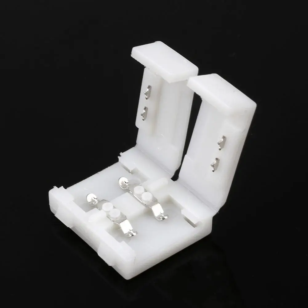 

Connector RGB LED Strip 2 Pin 10Pcs Light Strip FPC Connection Female White 5050 3528 for