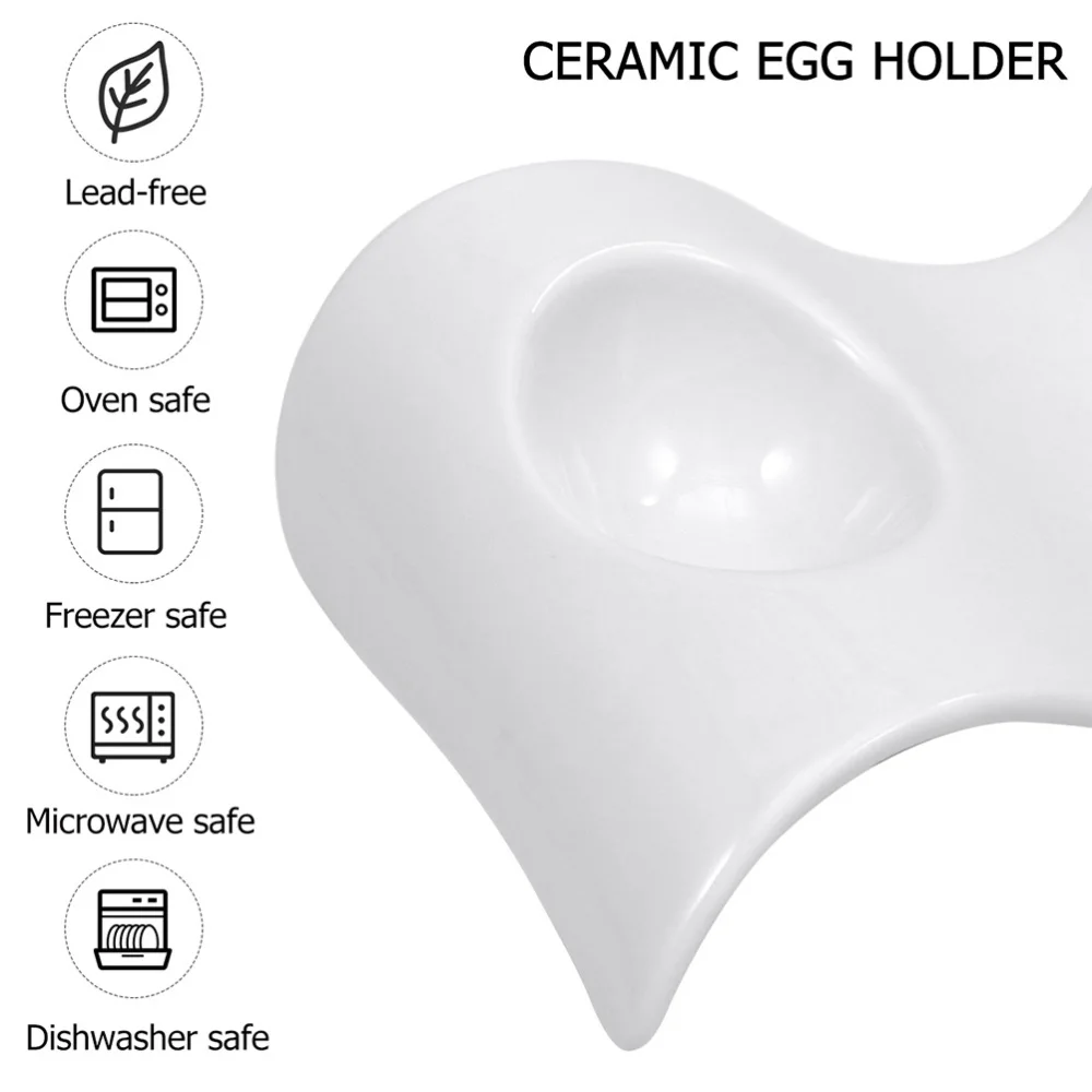 

4pcs Household Egg Cups Practical Ceramics Egg Cup Breakfast Egg Holders