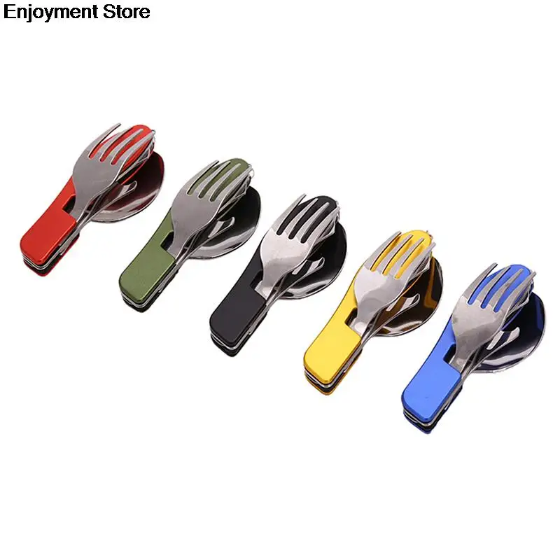 Мультитул на открытом воздухе Кемпинг Спортивная дорожная посуда Складные