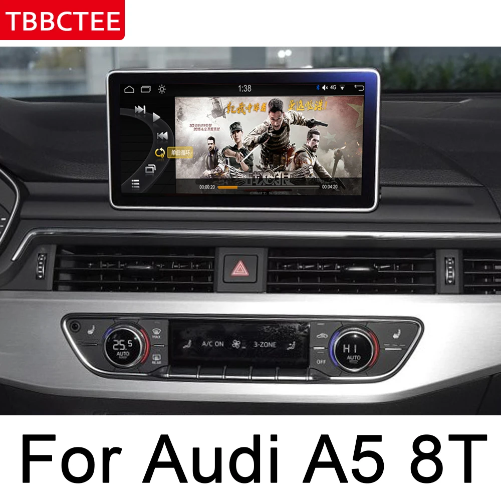 Автомобильный мультимедийный плеер для Audi A5 8T 8F 2016 ~ 2019 MMI Android Wi Fi GPS Navi Map стерео