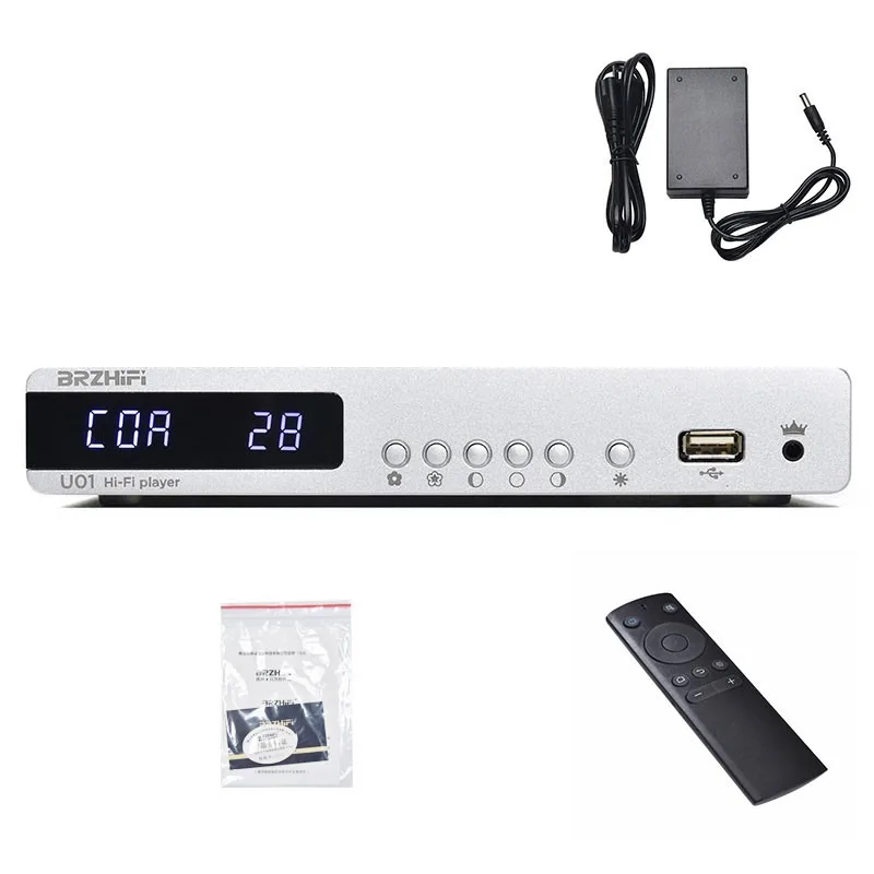 Высококачественный музыкальный плеер TZT BRZHIFI U01 цифровой аудиоплеер с ЦАП черный