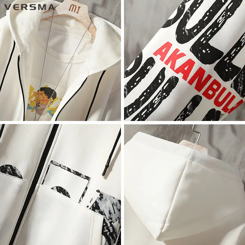 VERSMA Одежда в Корейском стиле мужские длинные Тренч с капюшоном пальто мужская