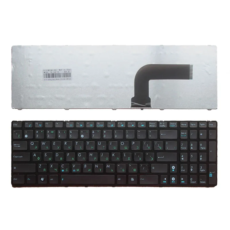 Русская клавиатура для ASUS K52J N50 K52 A53 G60 N73 F50 N61 G72 G51 N71 N53 F50N F50Q F50S RU с черной