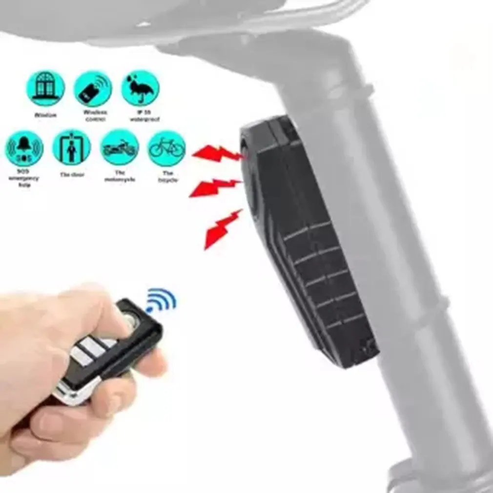 Срабатывающая Сигнализация Подходит для велосипедов электрических мотоциклов