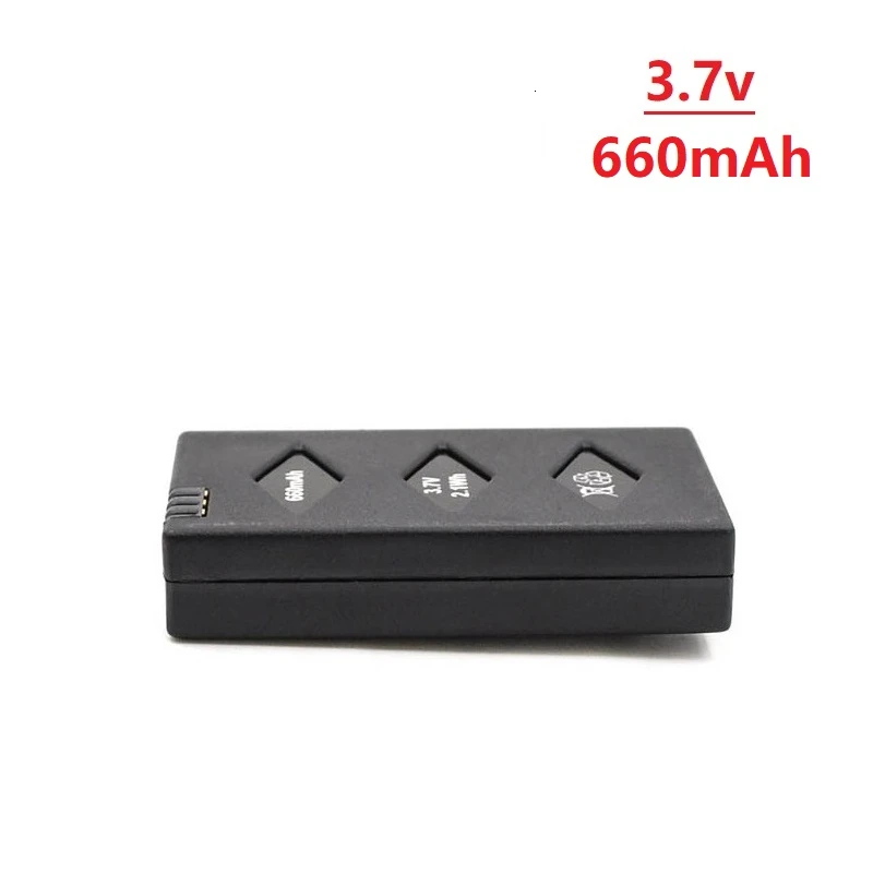 Burgundy Обновленная аккумуляторная батарея 3,7 V 660mAh для мини-дрона Parrot, батарея для прыжков с попугаем, Sumo Swing Mambo Rolling Spider, 1 шт - Цвет: Burgundy
