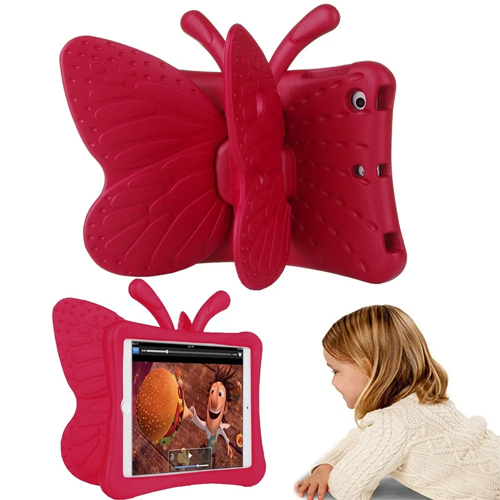 EVA противоударный чехол для iPad Mini 1 2 3 4 Мультфильм 3D бабочка настольная подставка