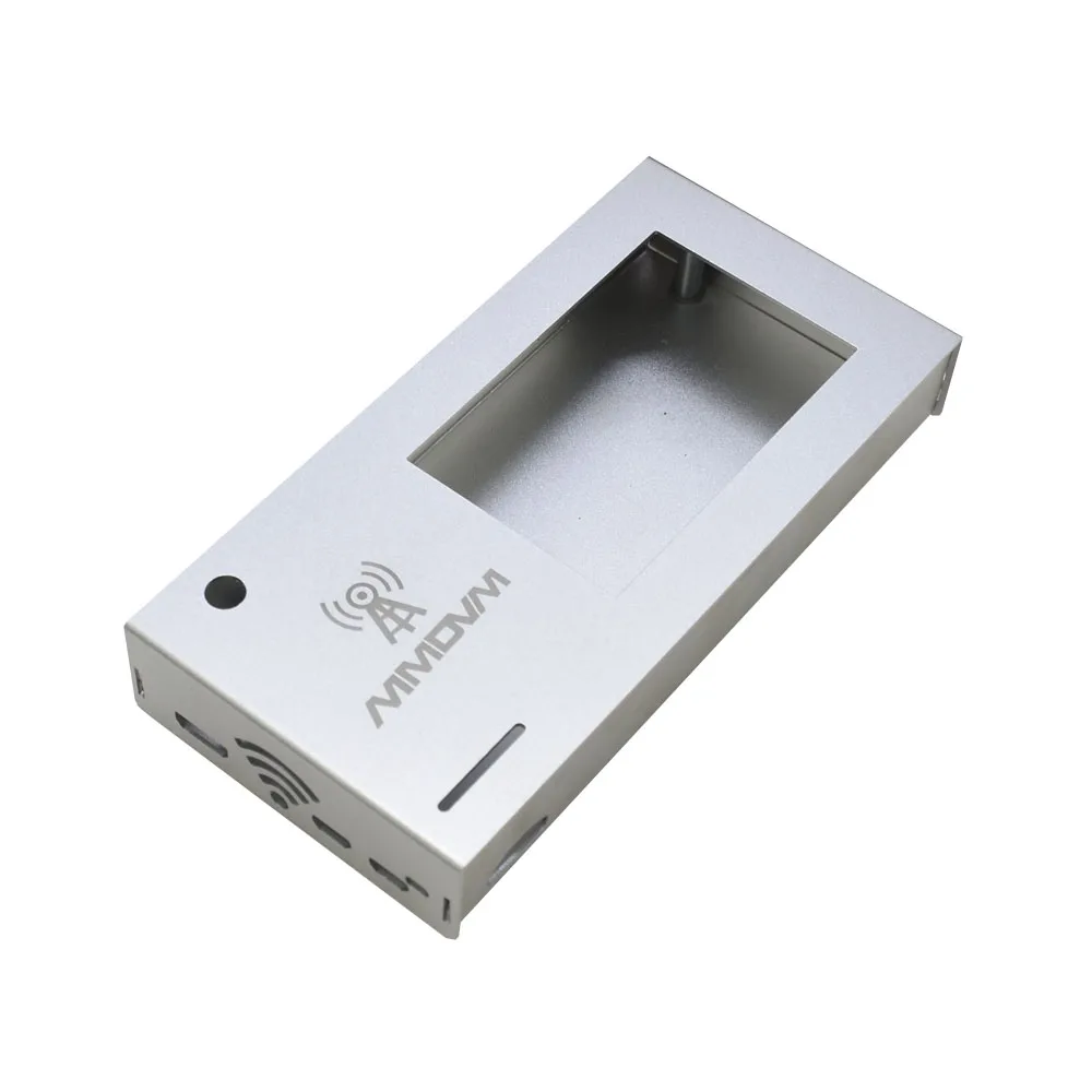 Novo-acabado Mmdvm Hotspot Mais 3.2 Polegada Lcd Caixa de Metal P25 Dmr Cabos de computador e conectores