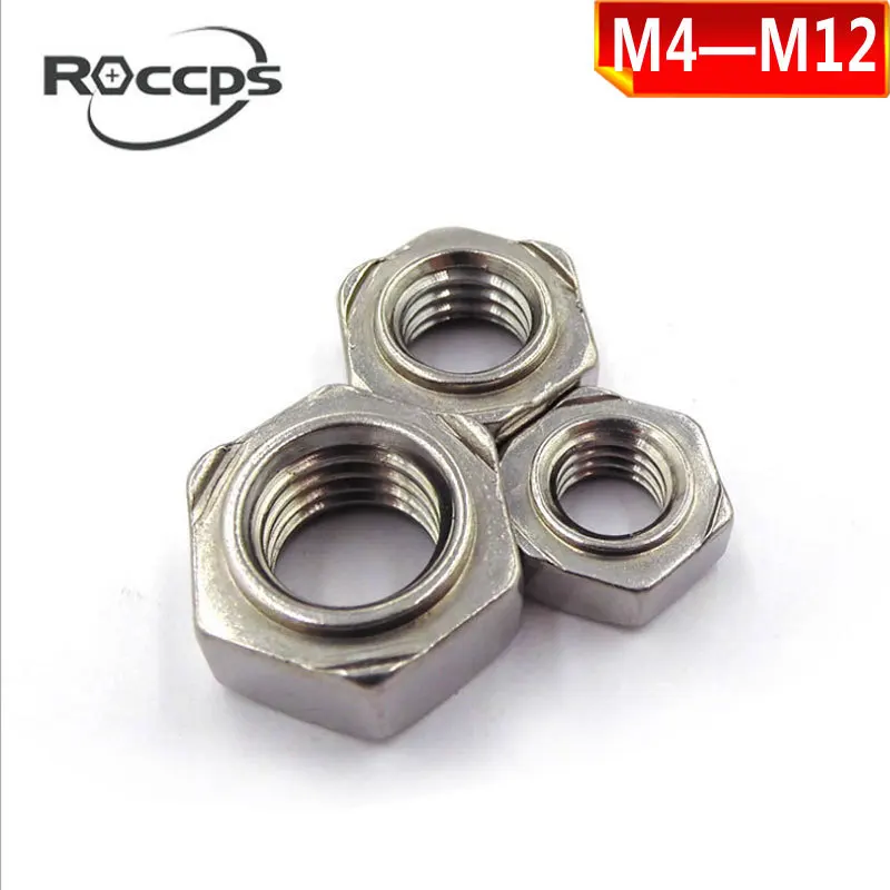 Шестигранная сварочная гайка из нержавеющей стали 304 m3 / 4 5 6 8 10|Гайки| |