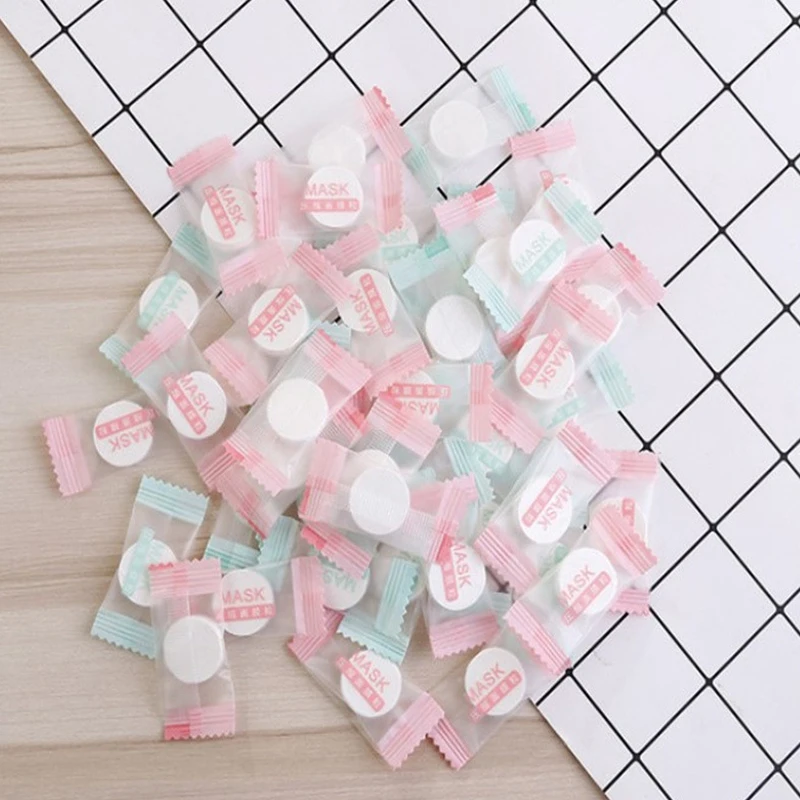 Ультратонкая увлажняющая одноразовая компрессионная маска для лица хлопковый