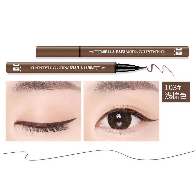 Макияж жидкая подводка для глаз карандаш начинающих Водонепроницаемый Пот не