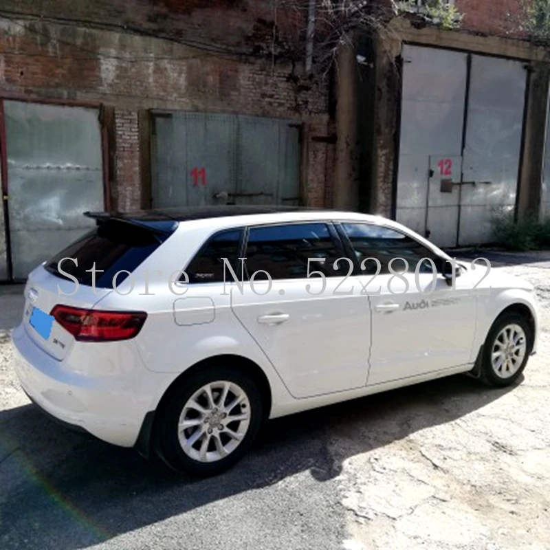 Для Audi A3 Sportback 2012-2015 ABS спойлер праймер цвет автомобиля украшение в виде