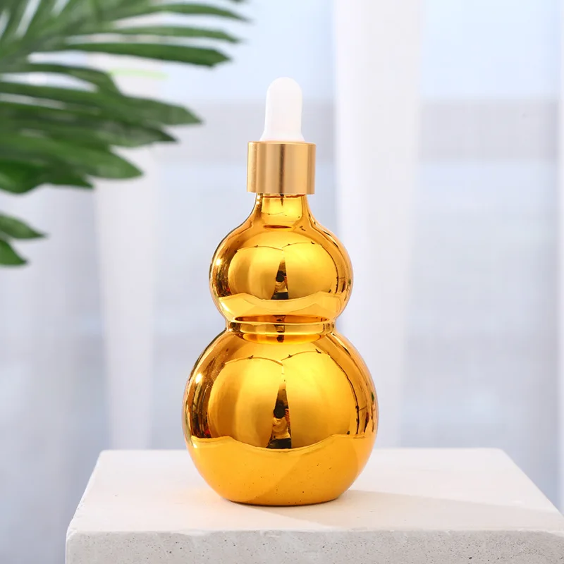 10 мл-100 мл Золотая стеклянная капельница бутылка эфирное масло дисплей флакон